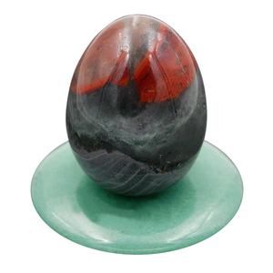Natural Bloodstone Yoni Egg