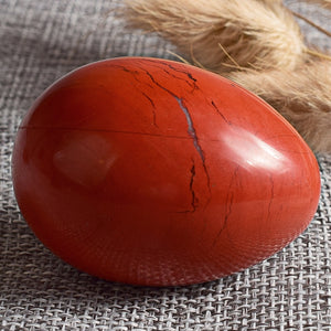 Medium Natural Red Jasper Yoni Egg