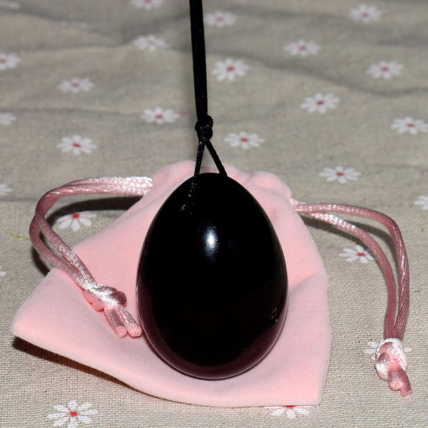 Black Lava Stone Thinking Egg  ORIJIN – Goddess Provisions