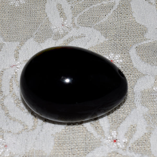 Black Lava Stone Thinking Egg  ORIJIN – Goddess Provisions