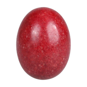 Undrilled Red Ruby Yoni Egg