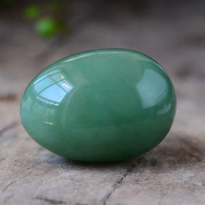 Natural Shiny Green Aventurine Yoni Egg