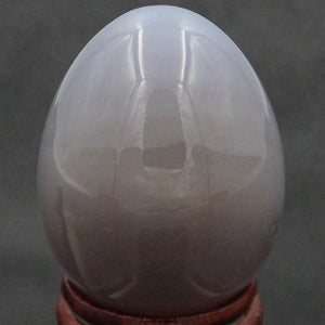 Shiny Grey Agate Yoni Egg
