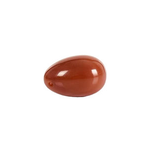 Small Drilled Red Carnelian Yoni Egg, 1 pc