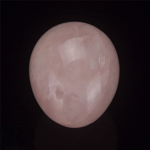 Large Pink Crystal Quartz Yoni Egg