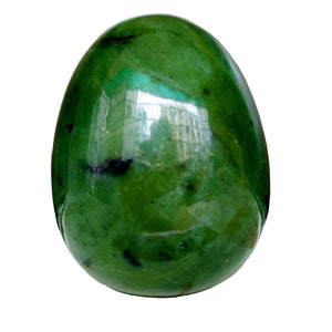 Undrilled Polished Nephrite Yoni Egg