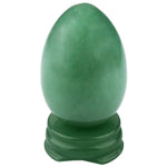 Polished Green Aventurine  Yoni Egg with Stand