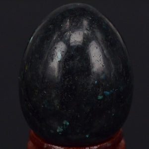 Large Labradorite Yoni Egg with Stand