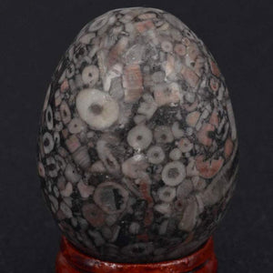 Sesame Jasper Gemstone Egg