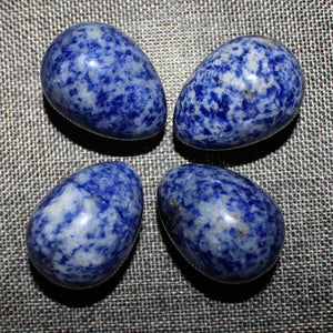 Natural Undrilled Sodalite Yoni Egg, 1 pc