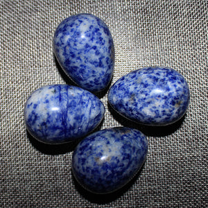 Natural Undrilled Sodalite Yoni Egg, 1 pc
