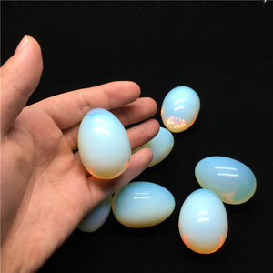 White Crystal Yoni Egg
