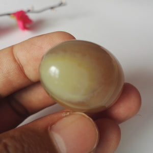 Golden Beige Agate Yoni Egg
