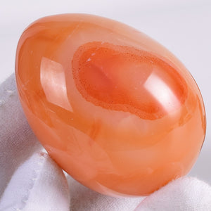 Large Red Agate Yoni Egg